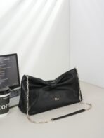 Dior classic handbag with bow detail/Can be worn on the shoulder or carried by hand-168188 - 图片 2