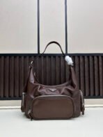 Prada leather motorcycle bag-168092